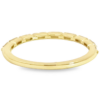 14K Gold Dainty East-West Baguette Diamond Wedding Band Stackable 12