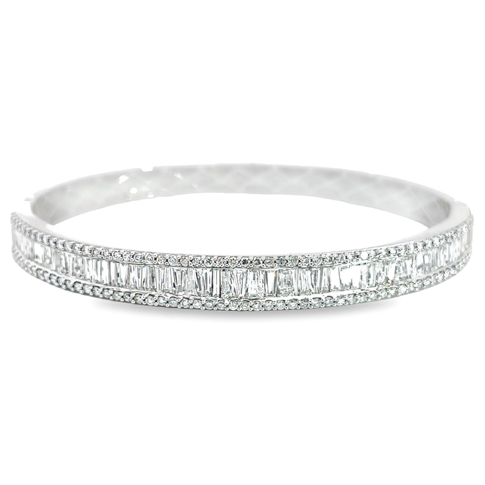 18k discount diamond bangle