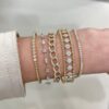 Mixed Metals Diamond Bracelet Stack | Mariloff Diamonds & Fine Jewelry