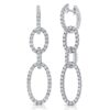 14K Gold Interlocking Diamond Earrings | Dallas TX | Mariloff Diamonds