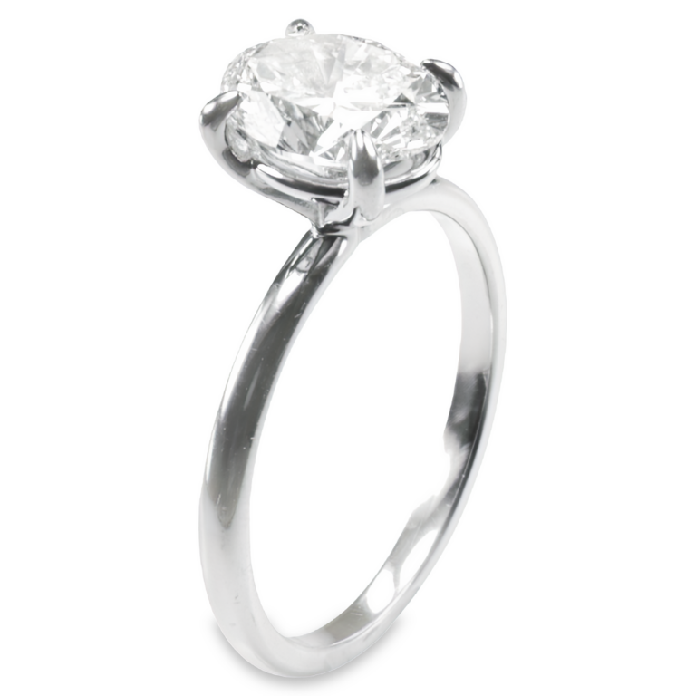 14K Gold Claw-Prong Raised Basket 2.2MM Solitaire Engagement Ring Mounting Engagement Rings 5