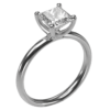 14K Gold 4-Prong Open-Basket 2MM Solitaire Engagement Ring Mounting Engagement Rings 31