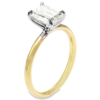 14K Gold 4-Prong Open-Basket 2MM Solitaire Engagement Ring Mounting Engagement Rings 25