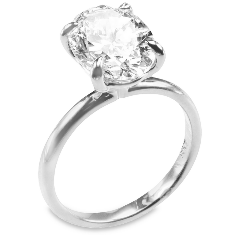 14K Gold Claw-Prong Raised Basket 2.2MM Solitaire Engagement Ring Mounting Engagement Rings 6