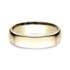 14K Yellow Gold 5.5MM Euro Dome High Polish Men's Wedding Band - Dallas TX - Mariloff