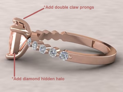 Custom Jewelry Design CAD | Mariloff Diamonds | Dallas