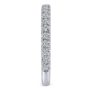 14K Gold Classic Round Brilliant Diamond Wedding Band Classic 7