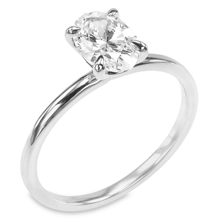 14K Gold Claw-Prong Raised Basket 2MM Solitaire Engagement Ring Mounting Engagement Rings 5