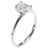 14K Gold Double Claw-Prong Basket 1.5MM Solitaire Engagement Ring Mounting Engagement Rings 12
