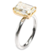 14K Gold Double Claw-Prong Basket 2.1MM Solitaire Engagement Ring Mounting Engagement Rings 7