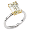 14K Gold Double Claw-Prong Basket 2.1MM Solitaire Engagement Ring Mounting Engagement Rings 8
