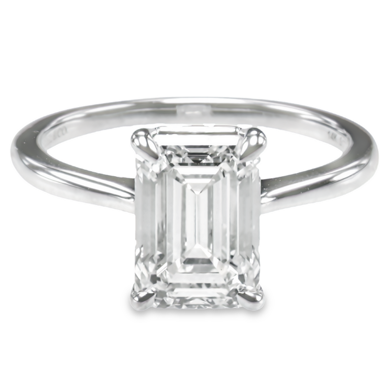 14K Gold Claw-Prong Basket Cathedral Solitaire Engagement Ring Mounting Engagement Rings 7