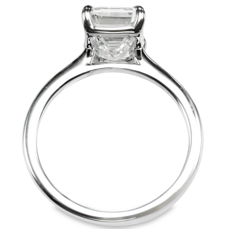 14K Gold Claw-Prong Basket Cathedral Solitaire Engagement Ring Mounting Engagement Rings 8