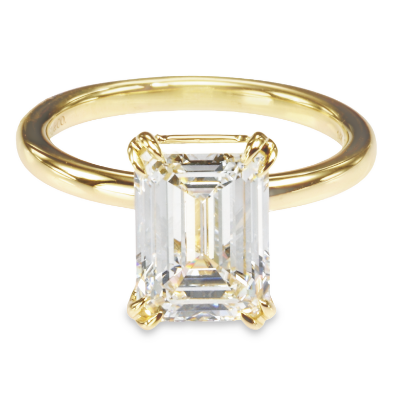 14K Gold Double Claw-Prong Basket 1.8MM Solitaire Engagement Ring Mounting Engagement Rings 7