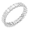 14K Gold Classic Emerald Cut Diamond Eternity Band Classic 22