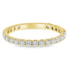 14K Gold 0.72ctw Shared-Prong Diamond Wedding Band Classic 22