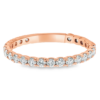 14K Gold 0.72ctw Shared-Prong Diamond Wedding Band Classic 24