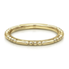 14K Ball and Bar Station Raised Stackable Band - Dallas | Mariloff Diamonds