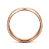14K Gold 6mm – Vertical Satin Finish Beveled Edge Men’s Wedding Band Gabriel 51