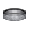 Tantalum 7mm – Swirl Off-Center Men’s Wedding Band Ammara Stone 10
