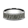 14K Gold and Tantalum 7.5mm – Rock Men’s Wedding Band Ammara Stone 37