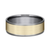 14K Gold and Tantalum 7.5mm – Satin Men’s Wedding Band Ammara Stone 28