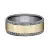 14K Gold and Tantalum 8mm – Kaleidoscope Men’s Wedding Band Ammara Stone 46