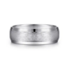 14K Gold 7mm – Horizontal Brush Grooved Men’s Wedding Band Gabriel 40