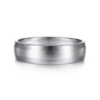14K Two-Tone Gold 6mm – Satin Finish Men’s Wedding Band Gabriel 48