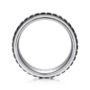 14K Gold and Black Ceramic 7mm – Men’s Wedding Band Gabriel 63