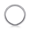 14K Two-Tone Gold 6mm – Satin Finish Men’s Wedding Band Gabriel 50