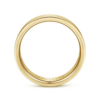 14K Gold 6mm – Flat Brushed Finish Men’s Wedding Band Gabriel 42