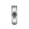 14K Two-Tone Gold 7mm – Satin Finish Men’s Wedding Band Gabriel 73