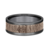 14K Gold and Tantalum 8mm – Wood Split Men’s Wedding Band Ammara Stone 69