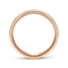14K Two-Tone Gold 6mm – Satin Finish Men’s Wedding Band Gabriel 46