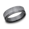 Tantalum 7mm – Swirl Off-Center Men’s Wedding Band Ammara Stone 11