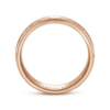 14K Gold 6mm – Hammered Finish Men’s Wedding Band Gabriel 50