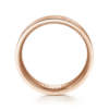 14K Gold 6mm – Horizontal Brush Men’s Wedding Band Gabriel 50