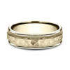 14K Gold 6.5mm – Hammer Milgrain Men’s Wedding Band Benchmark 34