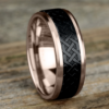 14K Gold and Black Titanium 8mm – Celtic Men’s Wedding Band Benchmark 48