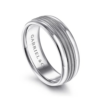 14K Two-Tone Gold 7mm – Milgrain Channel Men’s Wedding Band Gabriel 49