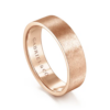 14K Gold 6mm – Flat Brushed Finish Men’s Wedding Band Gabriel 45
