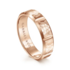 14K Gold 6mm – Hammered Station Men’s Wedding Band Gabriel 41