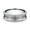 14K Gold 7.5mm – Satin Concave Men’s Wedding Band Benchmark 37