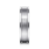 14K Gold 6mm – Satin Finish Milgrain Channels Men’s Wedding Band Gabriel 43