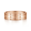 14K Gold 6mm – Satin Checkerboard Men’s Wedding Band Gabriel 70