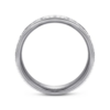 14K Two-Tone Gold 6mm – Vertical Etching Men’s Wedding Band Gabriel 46
