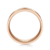 14K Gold 6mm – Satin Checkerboard Men’s Wedding Band Gabriel 72