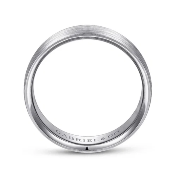 14K Gold 6mm - Satin Finish Men's Wedding Band - Image 7