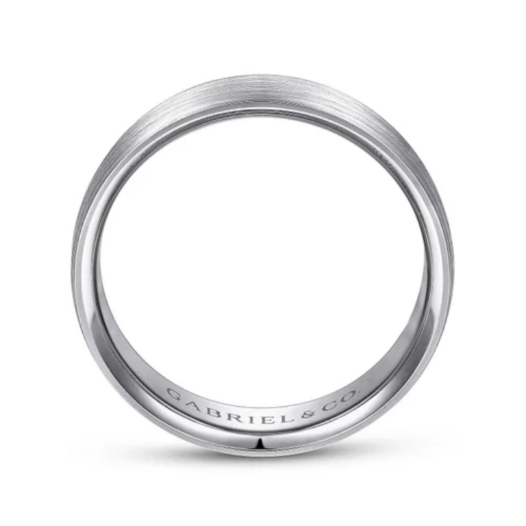 14K Gold 6mm – Satin Finish Men’s Wedding Band Gabriel 20